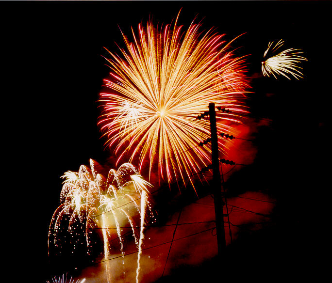 Fireworks in Covington