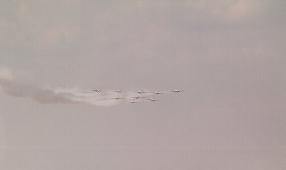 [Canadian Snowbirds performing at Warner Robins AFB - April 2001]
